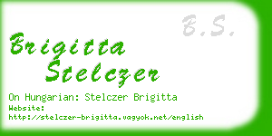 brigitta stelczer business card